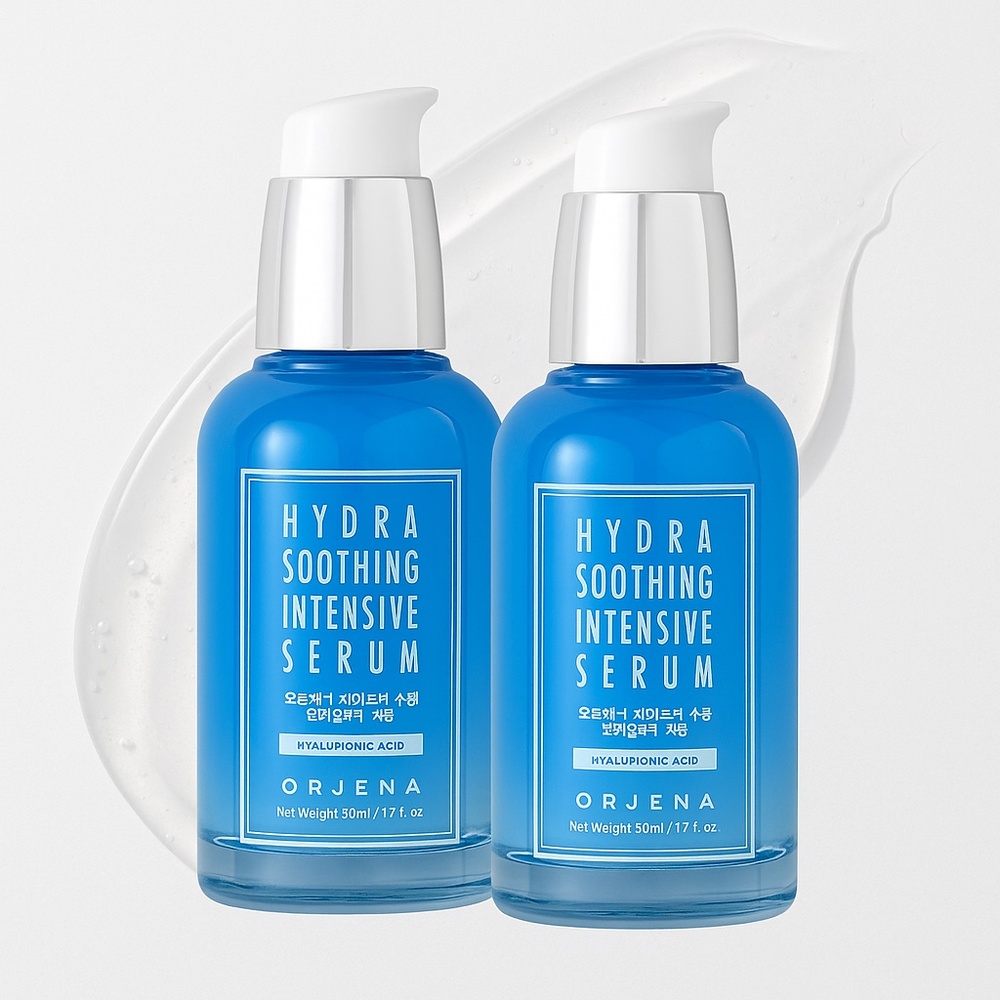 Lot 2x Orjena Hydra Soothing Intensive Serum 50ml Hyaluronic Acid Korean Skincar